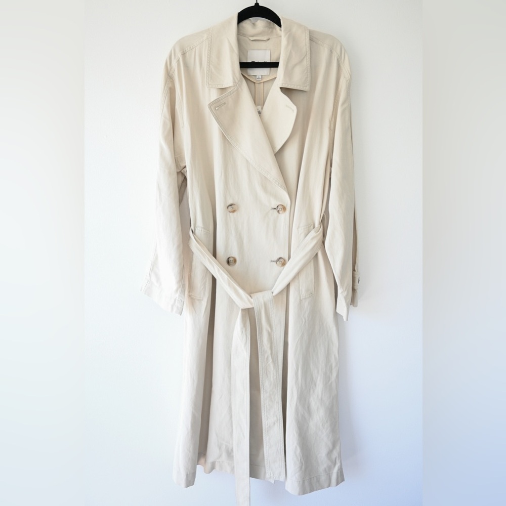 Madewell Belted Trench Coat in Drapey Twill - Picture 7 of 13